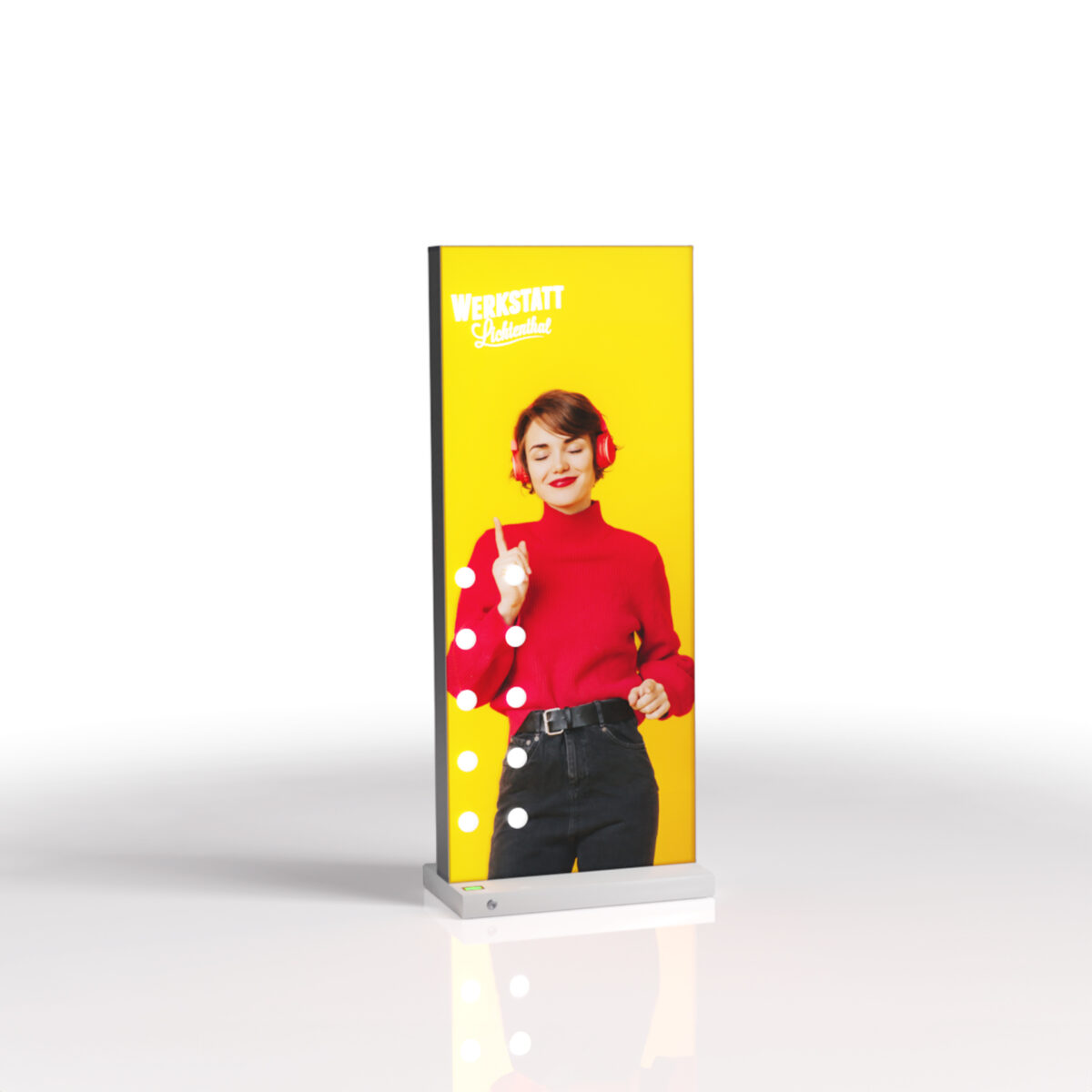 Textilspannrahmen Lightframe Batterie
