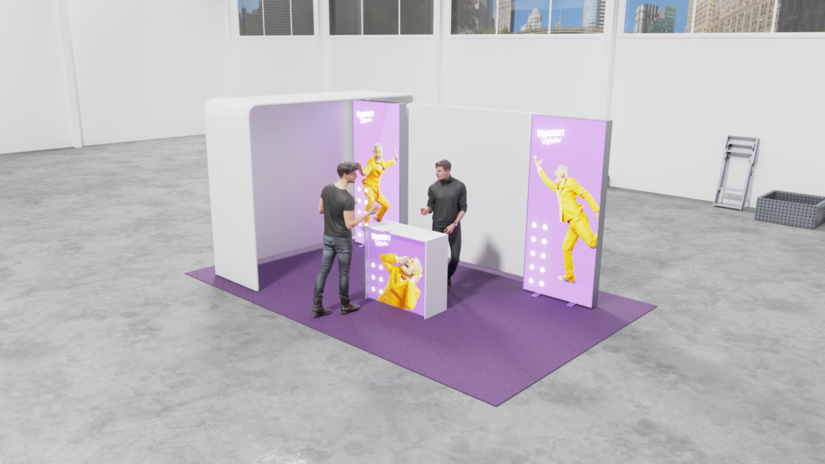 Messestand RENT Small